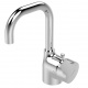 Mitigeur OLYOS Lavabo Col de cygne CH3 Bec tube orientable D1127AA - Tirette & Vidage bonde métal