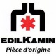 Front inférieur N°20 gris foncé pour Edilkamin LOGO - 744 250