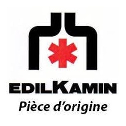 Front inférieur N°20 gris foncé pour Edilkamin LOGO - 744 250