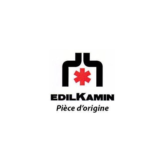 Front inférieur N°20 gris foncé pour Edilkamin LOGO - 744 250