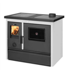 Cuisinière à bois acier TAMARA avec four 12 KW