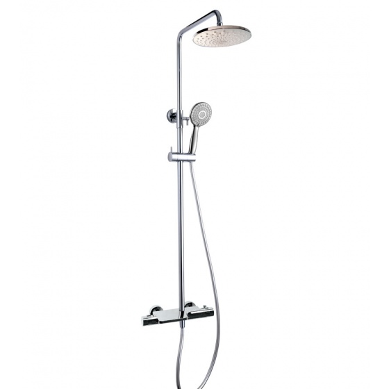 Colonne de douche thermostatique chrome Paini Spirit - 202CR22DTH