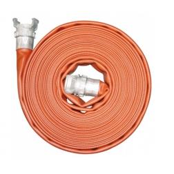 Tuyau incendie 20 m Desautel Fireflex Ø25 mm 2 demie Racc Symétrique Alu 0910636