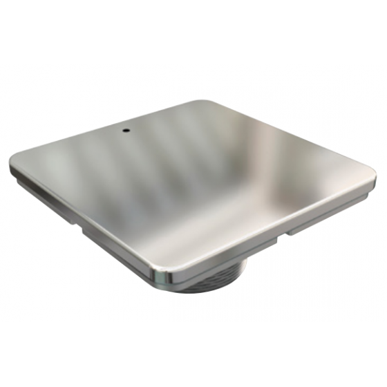 Buse d'aspiration inox Style Astralpool carrée 35mm pour béton/liner - 75177