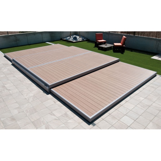 Abris / terrasse de piscine prêt à monter Astralpool Deckwel 7m x 3,5m