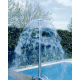 Champignon aquatique Astralpool Ø 285 mm en inox 316L - 19966