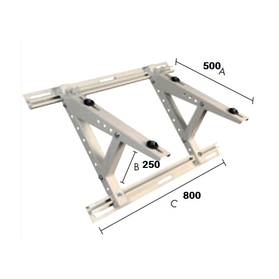 Support de toit pour climatisation CBM - CLI04407