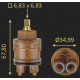 Cartouche Ø 35 mm Débit / Inverseur PAINI Long 68 mm - 53956DDEV35