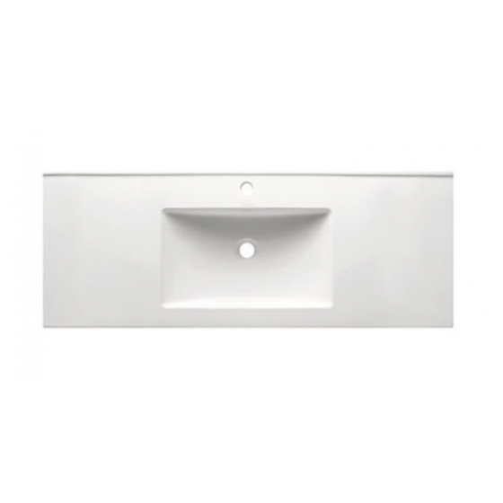 Plan Céramique CERES Simple Vasque Centré 1210 x 460 mm Blanc