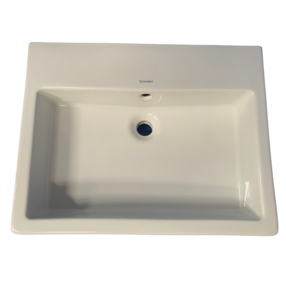 Lavabo Duravit Vero reconditionné en céramique blanche 60 x 47 cm