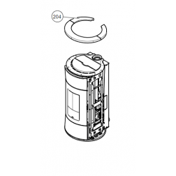 Top Postérieur Gauche 204 FONTE pour CHERIE EVO - 1127960