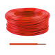 Fil électrique rigide HO7VU rouge 1 x 1.5 mm² - 100 mètres