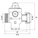 Réducteur de pression Redufix Watts Industries M-3/4" (20x27) - 2282210