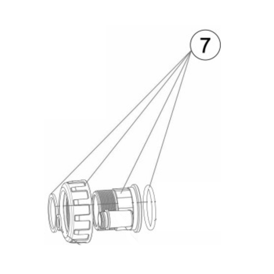 Liaison Droite pour Nanofiber - 4404120143