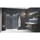 Porte pivotante paroi de douche fixe Novellini Young GFL - Y2GFL117-1U