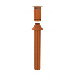 Terminal BIOTEN Vertical Brun orangé Ø 80 / 125 mm - 479883