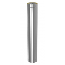 Conduit double paroi isolé inox Joncoux Orion 1250mm 316/304 --- Ø 130/190 Ext