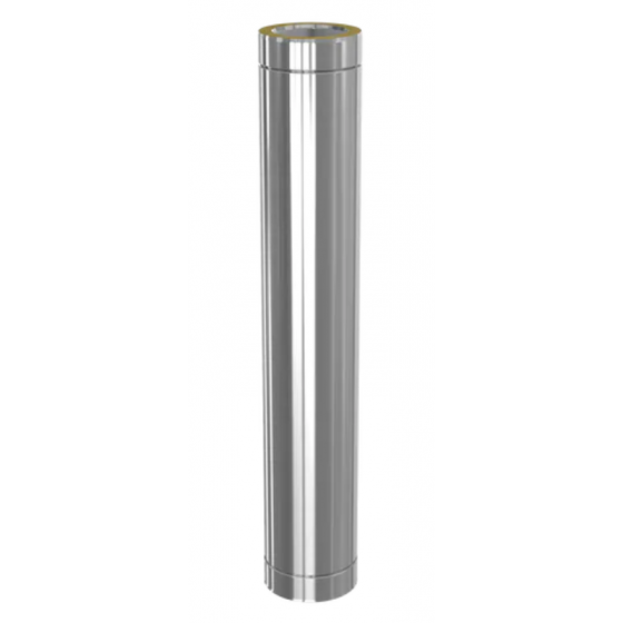 Conduit double paroi isolé inox Joncoux Orion 1250mm 316/304 --- Ø 130/190 Ext