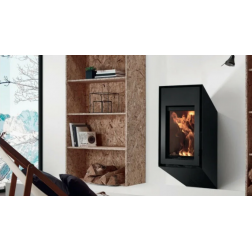 Poêle à bois suspendu Solzaima Tek Wall Eco 7,3 Kw - PA1055G018